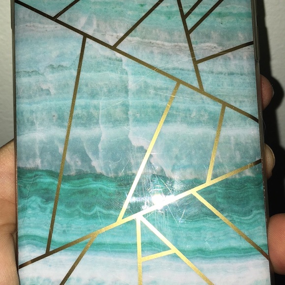 ☁️•IPHONE CASE BEACH WAVES WITH GOLD LINES•☁️ - Picture 2 of 3
